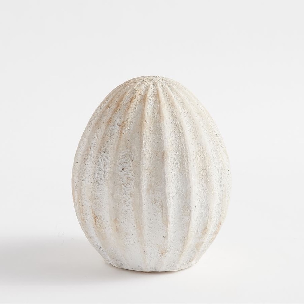 Pottery Barn Country Chic Rustic Weathered Small Size Handcrafted Easter Egg 🐰 - Picture 6 of 16
